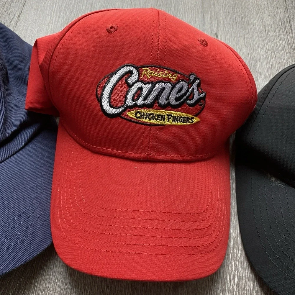 Raising Canes Bundle Logo Hats/ Baseball Hats Caps One Size Merch 1471